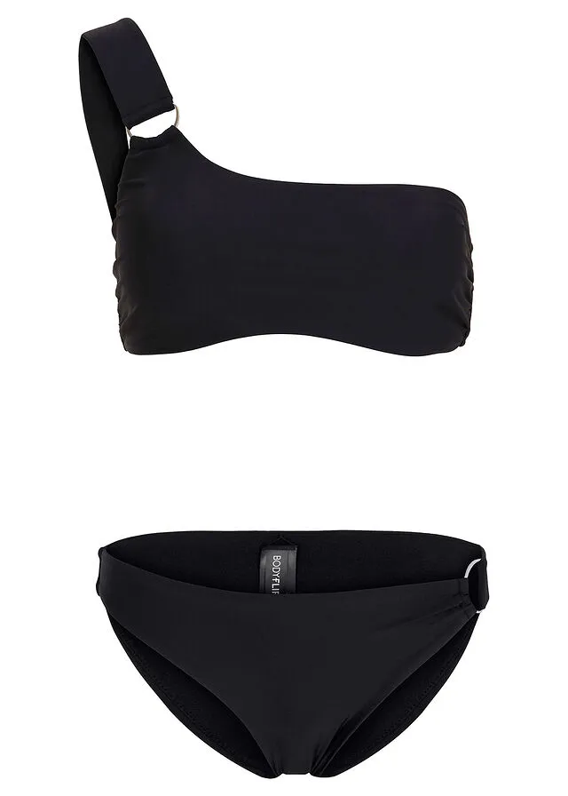 Bikini tipo bandeau (2 piezas) Negro